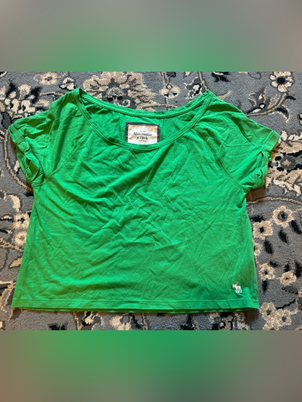 Abercrombie & Fitch Women’s Bright Green Short Sleeve Tee